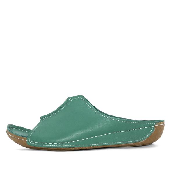 Andrea Conti Damen Lederpantolette grün 36 - 113582300001 - 1 - 588px