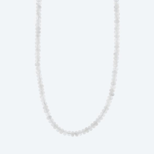 Collier Mondstein weiß, Karabiner 925 Silber - 113586800000 - 1 - 588px