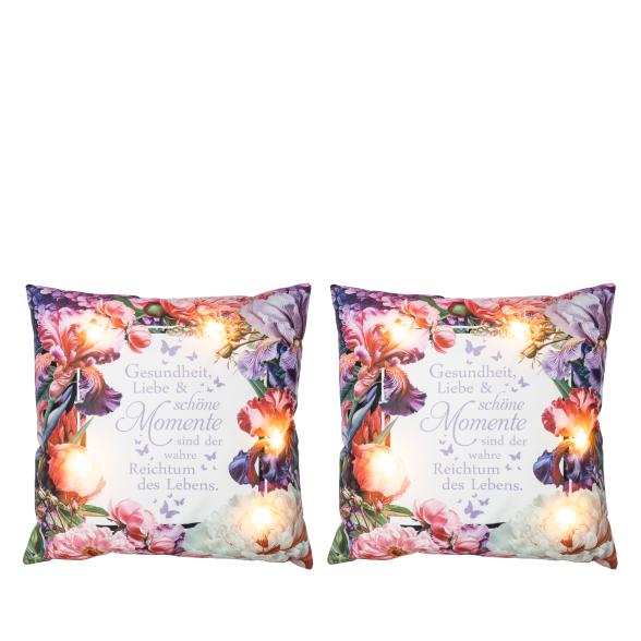 LED-Kissen mit Spruch 2er Set - 113590900000 - 1 - 588px