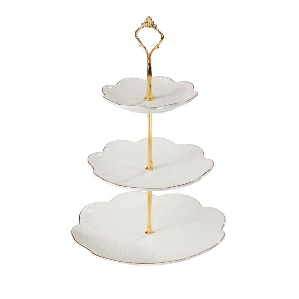 Festliche Porzellan-Etagere - 113593100000 - 1 - 588px