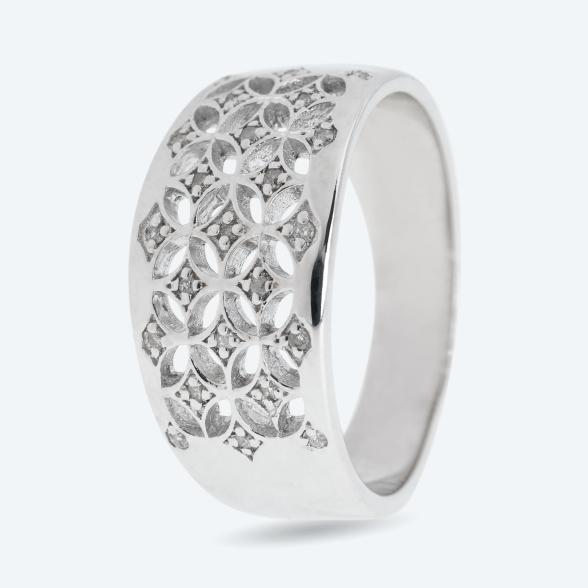 Ring 925 Silber rhodiniert Brillanten 17 - 113602400001 - 1 - 588px