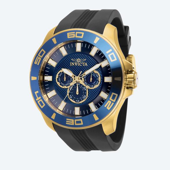 INVICTA Herrenuhr "Pro Diver" gold-blau - 113611600000 - 1 - 588px