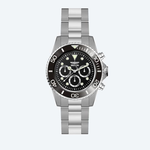 INVICTA Titan-Chronograph "Pro Diver" schwarz - 113612000000 - 1 - 588px