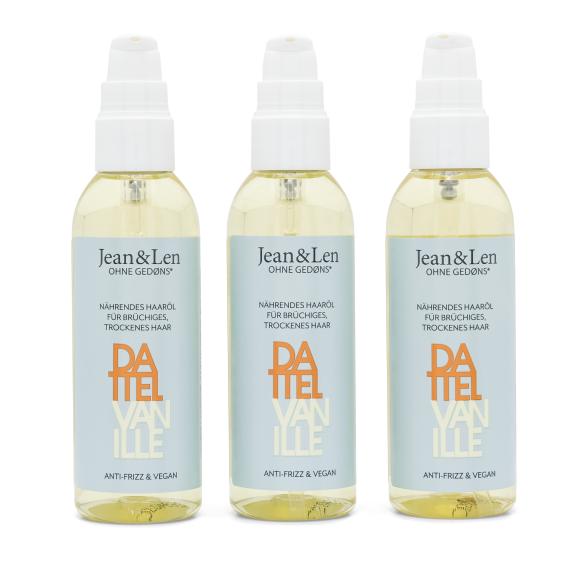 Jean & Len Nährendes Haaröl Dattel&Vanille 3x100ml - 113614100000 - 1 - 588px