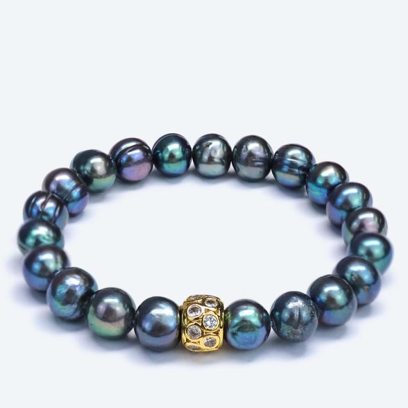 Armband Süsswasserzuchtperlen peacock Zirkonia - 113619000000 - 1 - 588px