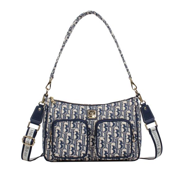 Henney Bear Schultertasche creme/dunkelblau - 113625200000 - 1 - 588px