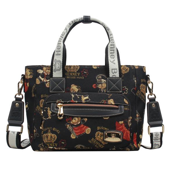 Henney Bear Henkeltasche schwarz/multicolor - 113625300000 - 1 - 588px