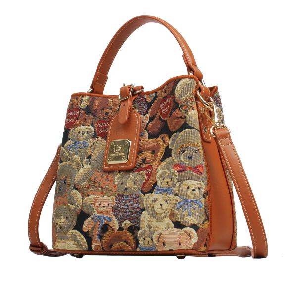 Henney Bear Henkeltasche coganc/gemustert - 113625900000 - 1 - 588px