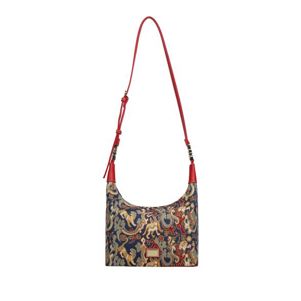 Henney Bear Umhängetasche rot/gemustert - 113626400000 - 1 - 588px