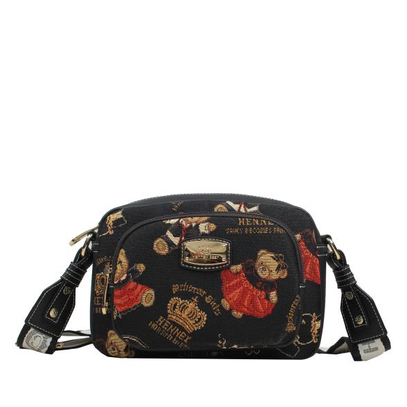 Henney Bear Umhängetasche schwarz/multicolor - 113626600000 - 1 - 588px