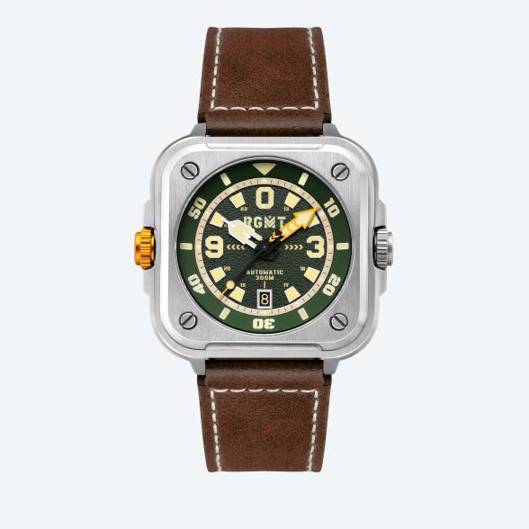 RGMT Automatikuhr "Pershing" grün-braun - 113627200000 - 1 - 588px