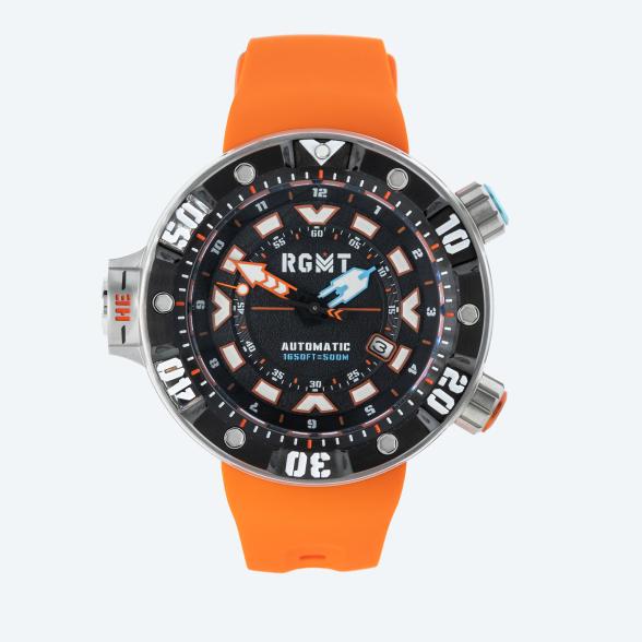 RGMT Automatikuhr "Depth Charge" schwarz-orange - 113628700000 - 1 - 588px