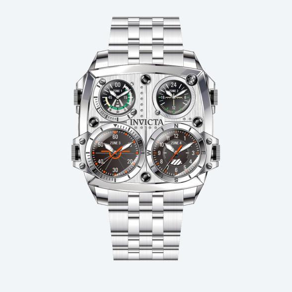 INVICTA Herrenuhr "Aviator" 4 Zeitzonen - 113629400000 - 1 - 588px