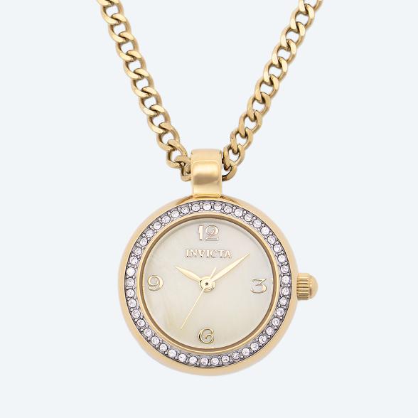 INVICTA Umhängeuhr "Angel Mini" Kristalle Perlmutt - 113629800000 - 1 - 588px