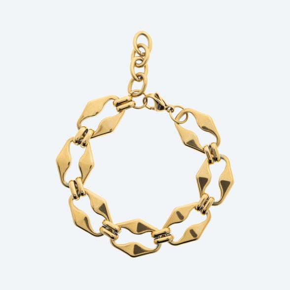 Armband Edelstahl vergoldet ca. 17+3 cm - 113631400000 - 1 - 588px