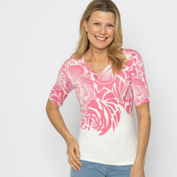 MILANO Design Damen-Pullover rosa/offwhite 36/38 - 113635100001 - 1 - 588px