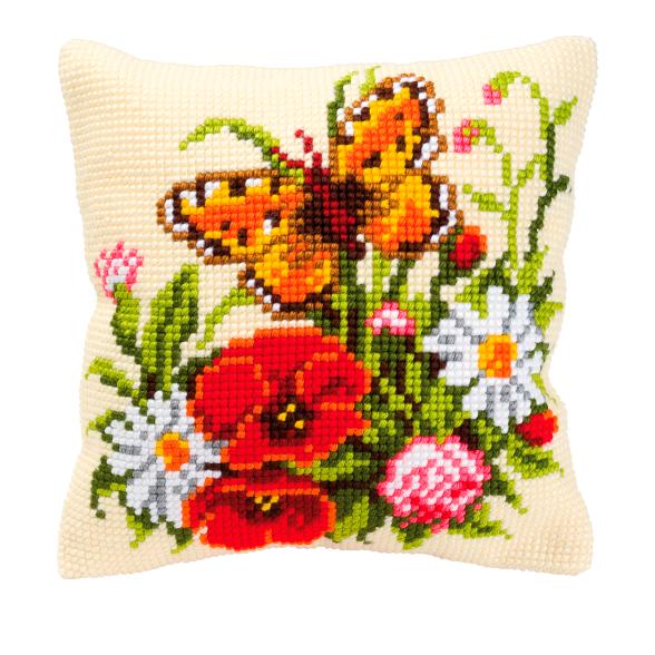 Kreuzstichkissen Blumen - 113637200000 - 1 - 588px
