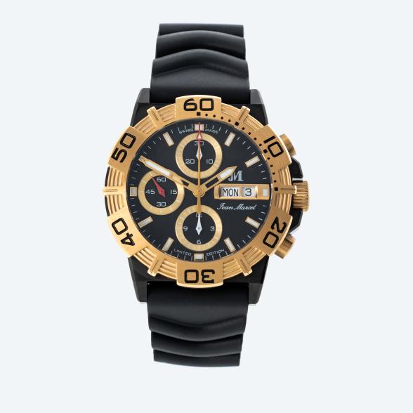Jean Marcel Herrenuhr "Mythos II" schwarz-roségold - 113642800000 - 1 - 588px