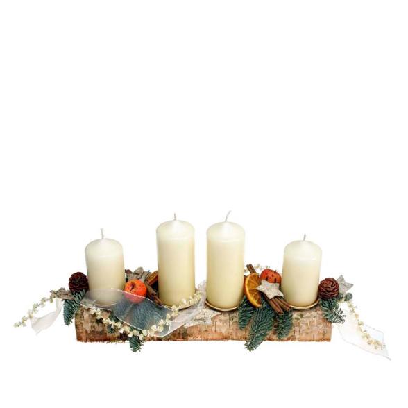 Adventsgesteck Birkenstamm creme - 113645200000 - 1 - 588px