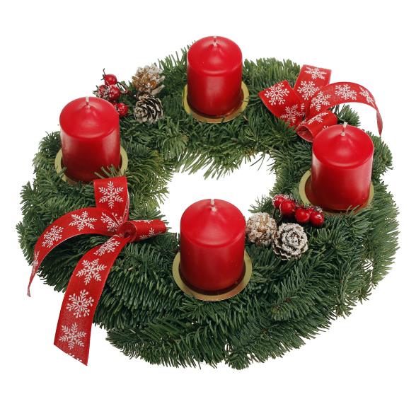 Adventskranz rot 30cm - 113645800000 - 1 - 588px