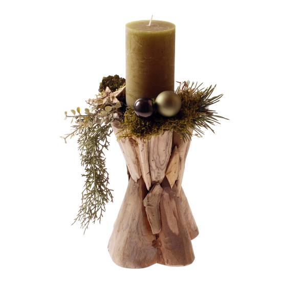 Treibholz-Kerzenhalter oliv - 113646000000 - 1 - 588px