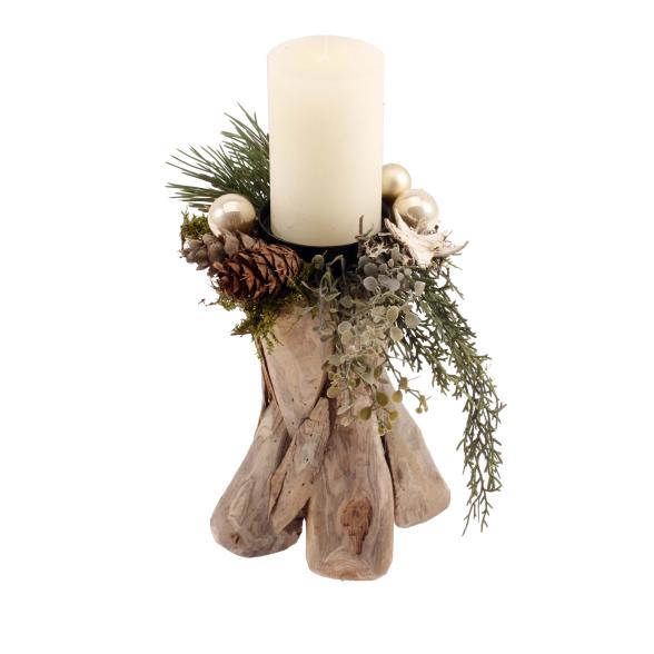 Treibholz-Kerzenhalter creme - 113646100000 - 1 - 588px