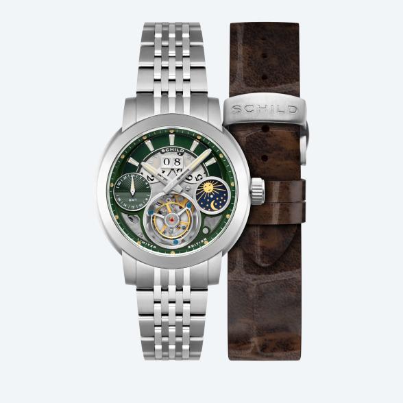 SCHILD Tourbillon "Heinrich GMT" grün - 113648300000 - 1 - 588px