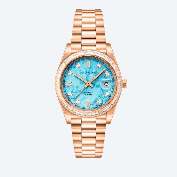 DUXOT Automatikuhr "Serenata" türkis - 113655800000 - 1 - 588px