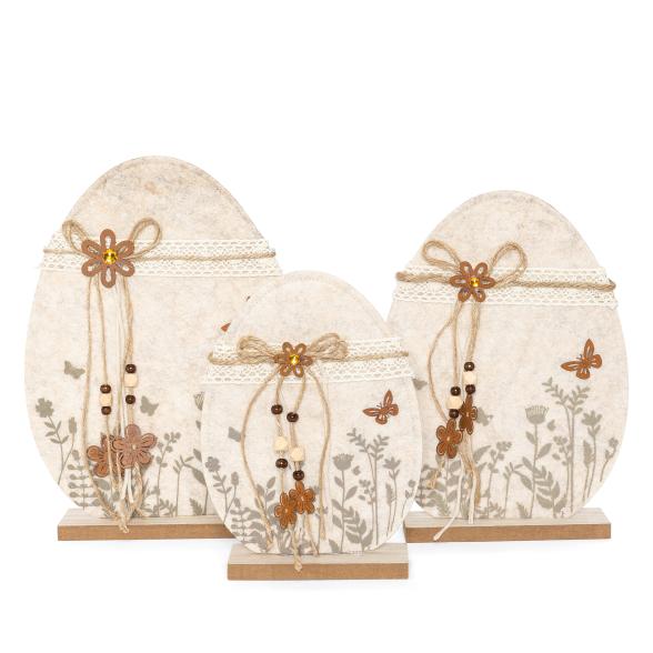 3er Set Dekoeier aus Filz - 113658400000 - 1 - 588px