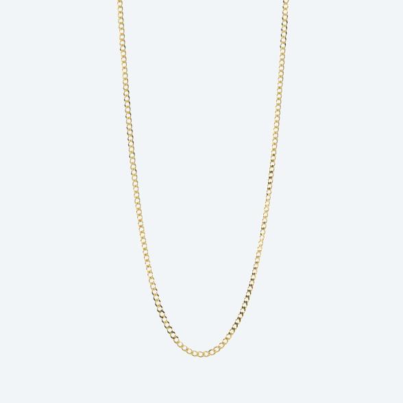 Panzerkette 925 St. Silber vergoldet ca. 80 cm - 113662100000 - 1 - 588px