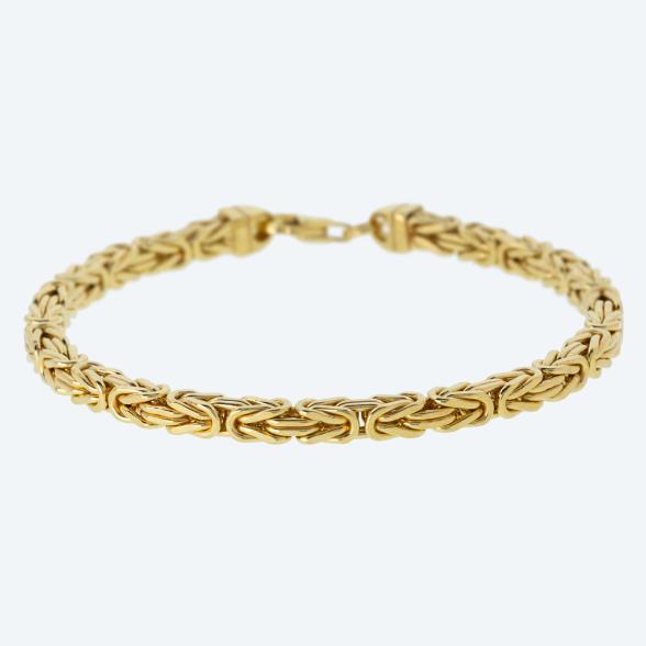 Königsarmband 925 Silber vergoldet ca. 21 cm - 113662500000 - 1 - 588px