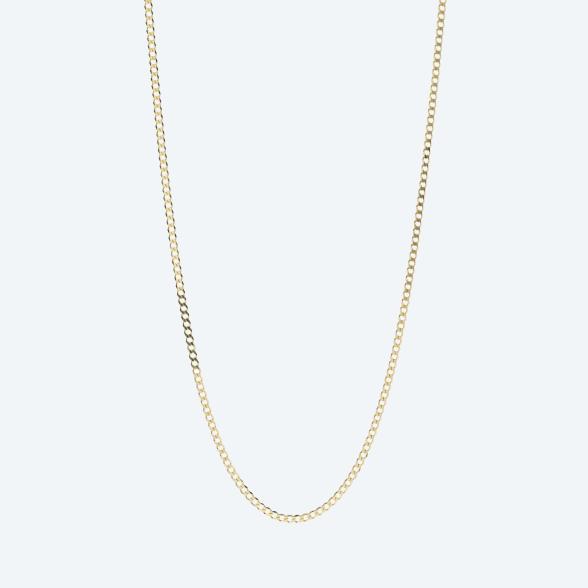 Panzerkette 925 St. Silber vergoldet ca. 60 cm - 113662900000 - 1 - 588px