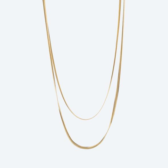 PURELEI Two Layers Ketten Edelstahl vergoldet - 113664000000 - 1 - 588px