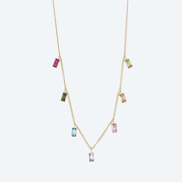 PURELEI Rainbow Kette Edelstahl vergoldet - 113664100000 - 1 - 588px