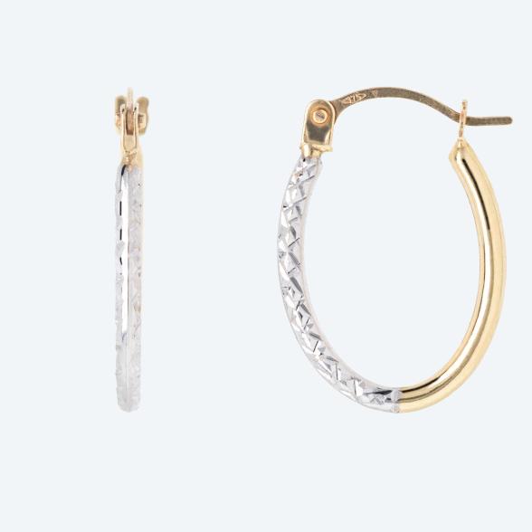 Creolen 375 Gelbgold bicolor - 113665000000 - 1 - 588px