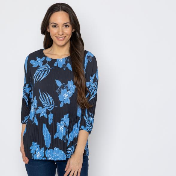 mocca by J. Leibfried Plisseebluse multicolor 36/38 - 113667800001 - 1 - 588px