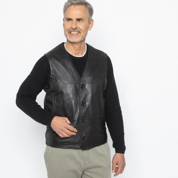 OTTO KERN Herren-Lederweste dunkelbraun 52 - 113670000002 - 1 - 588px