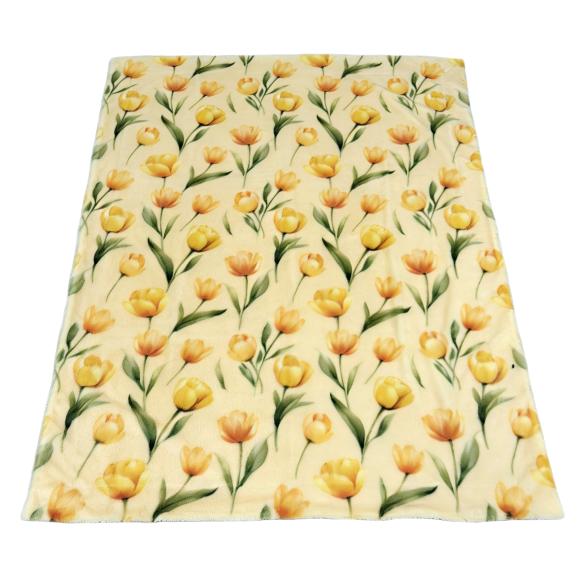 Felldecke mit Blumendesign 150x200cm - 113675600000 - 1 - 588px