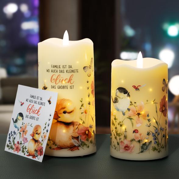 2 LED-Kerzen Funkelzauber Küken - 113681400000 - 1 - 588px