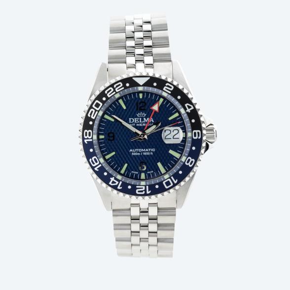 DELMA Herren "Santiago GMT Meridian" blau - 113684100000 - 1 - 588px