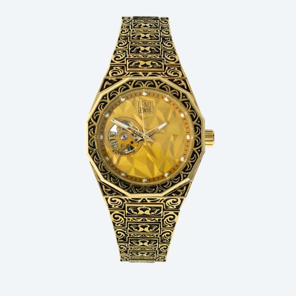 Leno Leontis Automatikuhr "Genua" gold - 113685200000 - 1 - 588px