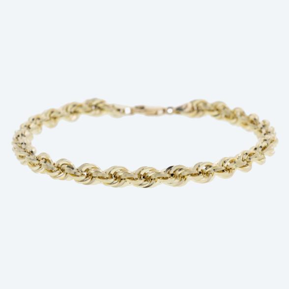 Kordelarmband 375 Gelbgold, ca. 19 cm - 113692200000 - 1 - 588px