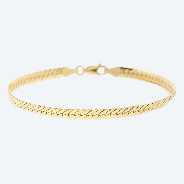 Panzerarmband 375 Gelbgold, ca. 19 cm - 113693000000 - 1 - 588px