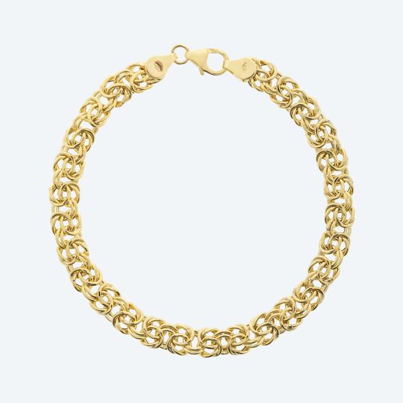 Königsarmband 375 Gelbgold, ca. 19 cm - 113693400000 - 1 - 588px