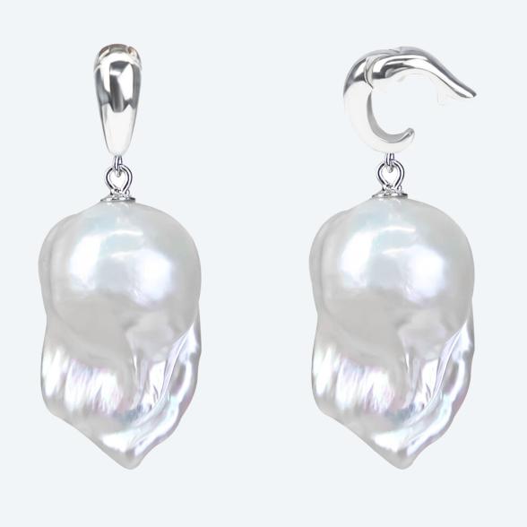 Clip-Anhänger 925 Silber Süßwasserzuchtperle rhodiniert - 113694100001 - 1 - 588px