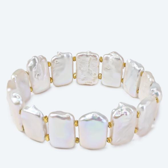 Armband Keshi Perlen, Hämatit - 113694500000 - 1 - 588px