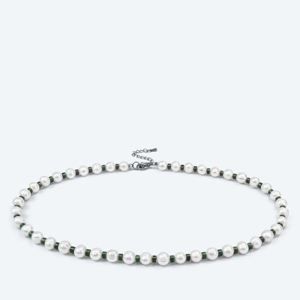 Collier Süßwasserzuchtperle, Japis grün - 113695400000 - 1 - 588px