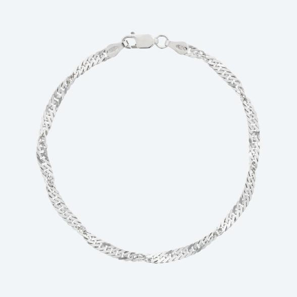 Singapurarmband 925 Sterling Silber rhodiniert - 113697500000 - 1 - 588px