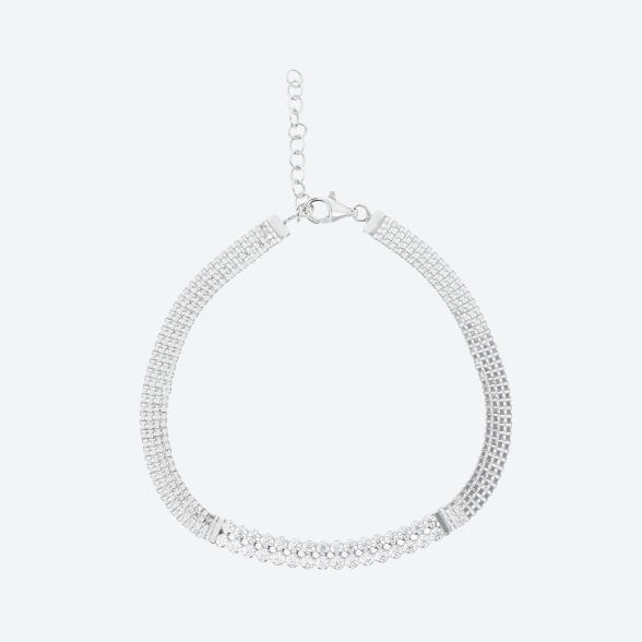 Armband 925 Sterling Silber rhodiniert Zirkonia - 113697800000 - 1 - 588px