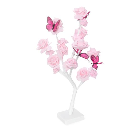 Rosenbäumchen mit LEDs rosa - 113701100000 - 1 - 588px